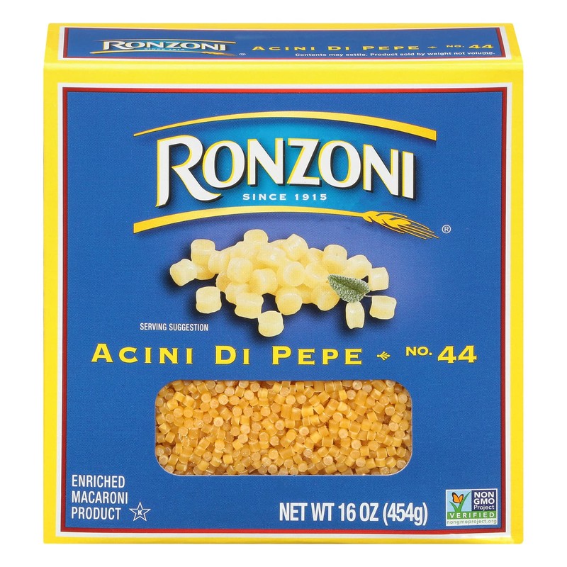 Ronzoni Acini Di Pepe Macaroni NON GMO 16 Oz. Pack
