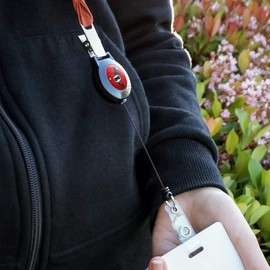 Harley Quinn Cute Chibi Character Lanyard Retractable Reel Badge ID Card Holder