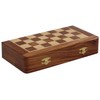 Magnetic Chess Set - 10" Folding Board - Premium Wood