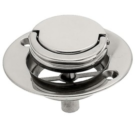 Westbrass D320-05 Roman Tub Drain Trim, 3-9/16" OD, Polished Nickel