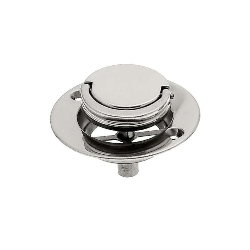 Westbrass D320-05 Roman Tub Drain Trim, 3-9/16" OD, Polished Nickel