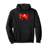 Swiss Cow Flag Switzerland Cute Swiss Alps Pullover Hoodie