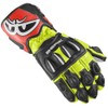 Berik Thunar Evo Motorcycle Gloves, Black/Neon Yellow/Neon Red, XS |