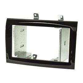 tomzz Audio 2414-050 Double DIN Radio Faceplate Compatible with Fiat Ducato III (250 251) from 2006 HQ Version Piano Black Car with Radio Preparation