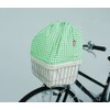 Maruto D-7F Inner Type Front Basket Cover, Checked Green