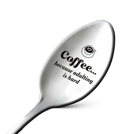 Funny Coffee Spoon Gifts for Daughter Son Christmas Birthday Gifts for Best Friend Birthday Gifts for Girlfriend Boyfriend Tea Coffee Lover Gifts for Grandson Spoon Gifts for Friend Coffee Lovers