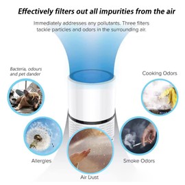 I clean LEVOIT LV-H132 Air Purifier Replacement Filters,Compatible with Levoit LV-H132, 2Packs Air Purifier HEPA and Activated Carbon Filters LV-H132-RF