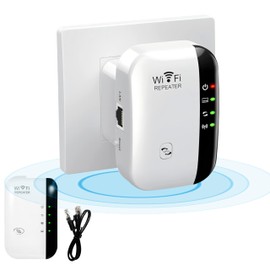 saiyuanxing WiFi Extender Booster,WiFi Signal Booster,Internet Coverage Up to 3000 Sq.Ft! Works with 45+ Devices & Features Easy Setup,2.4GHz Band WiFi Extender, and LAN Port,UK