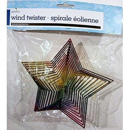 Wind Twister Garden Decoration: Rainbow Star