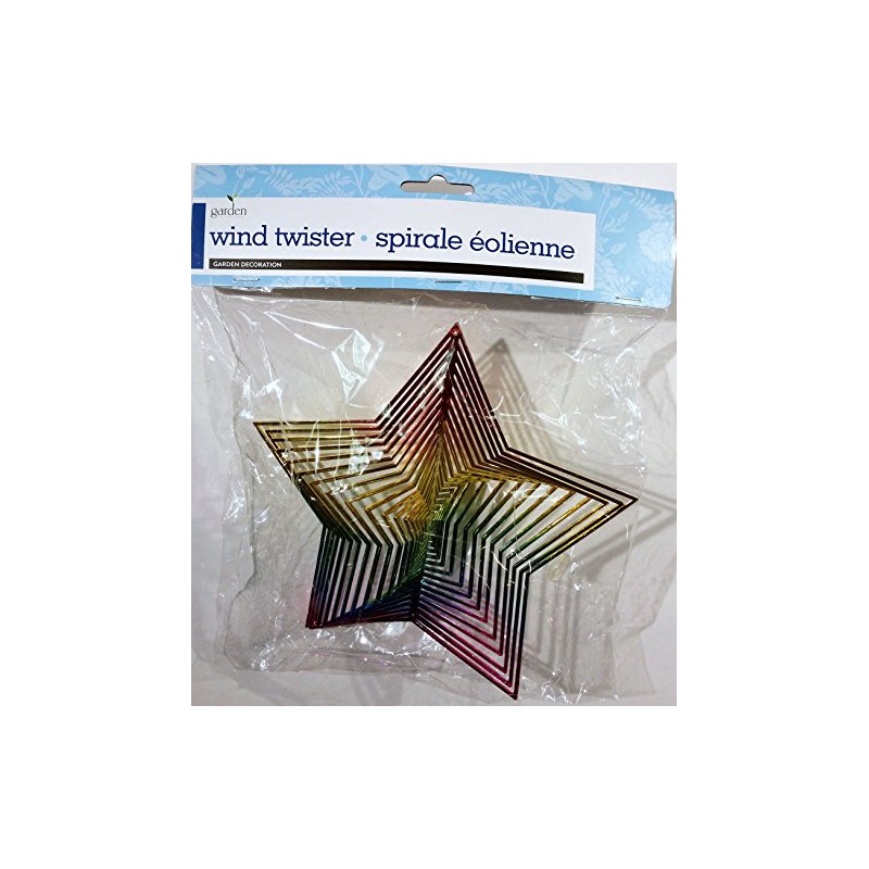 Wind Twister Garden Decoration: Rainbow Star