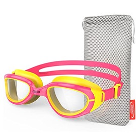 Emsina Kids Swim Goggles, Swimming Goggles for Kids Age 3-10 Boys and Girls (PINKY) … …