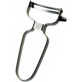 Nagao Tsubamesanjo Peeler, Fits Vegetable Rounds, Curved Peeler, 18-8 Stainless Steel, Dishwasher Safe, Made in Japan