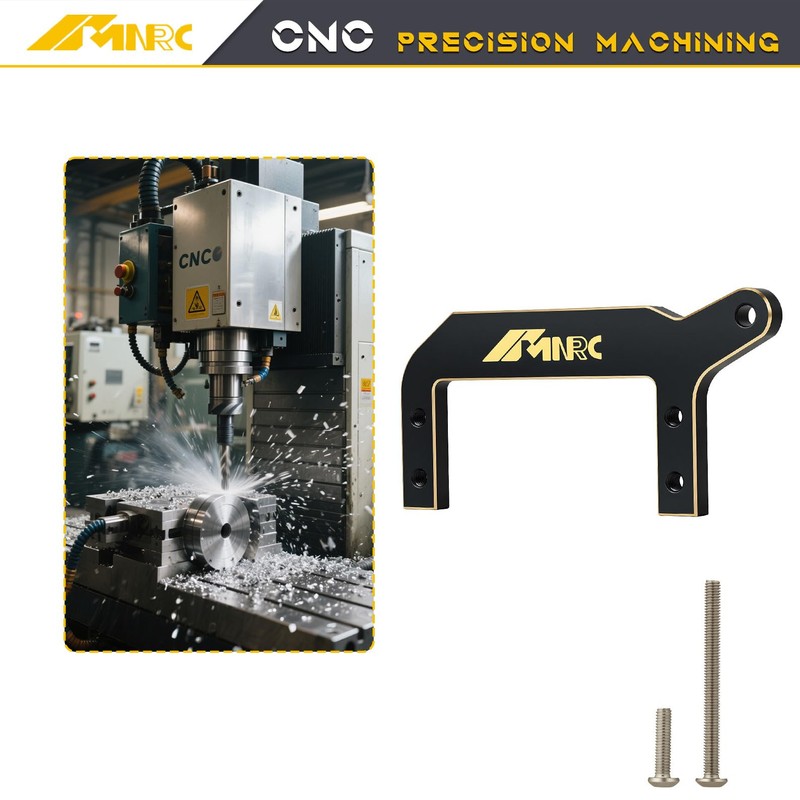 NMNRC Brass for 1/10 TRX4 Servo on Axle Mount Plate