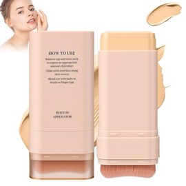 Maquillaje en Barra, Base en Barra con Brocha 1 Crema                                                                                                 