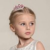Kilshye Princess Tiara Comb Small Crystal Girls Crown Hair Combs