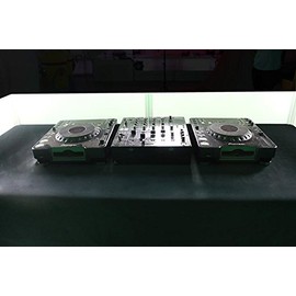 Tabletop DJ Facade by Dragon Frontboards: Short White Acrylic 4' Tabletop Facade