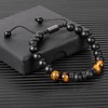 ZukqrymluvIQ Immerse Him in Style: Tiger Eye Bracelet,The Ultimate Men's