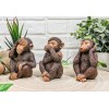 Wise Monkeys See Hear Speak No Evil Ape Collectible Figurine