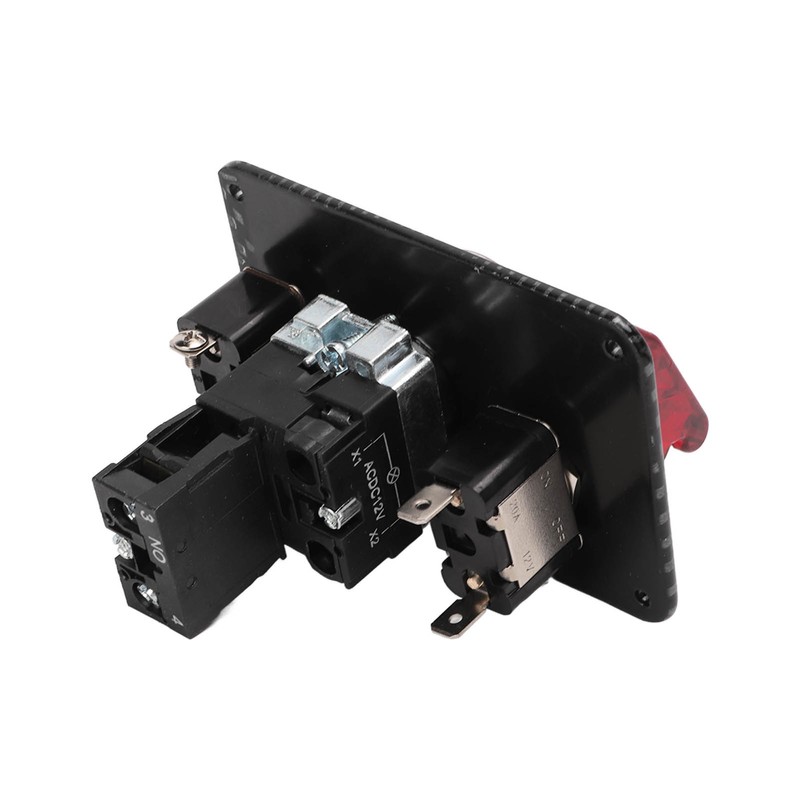 Universal Carbon Fiber Style 12V Ignition Switch Panel Aluminium Alloy