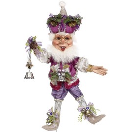Mark Roberts Christmas 2023 Silver Bells Elf, Small - 11 Inches