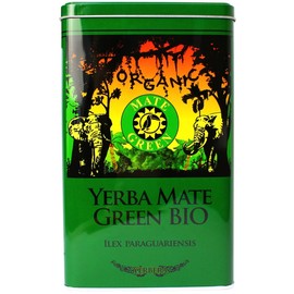 Yerbera Mate Green Organic Storage Box Metal Tin