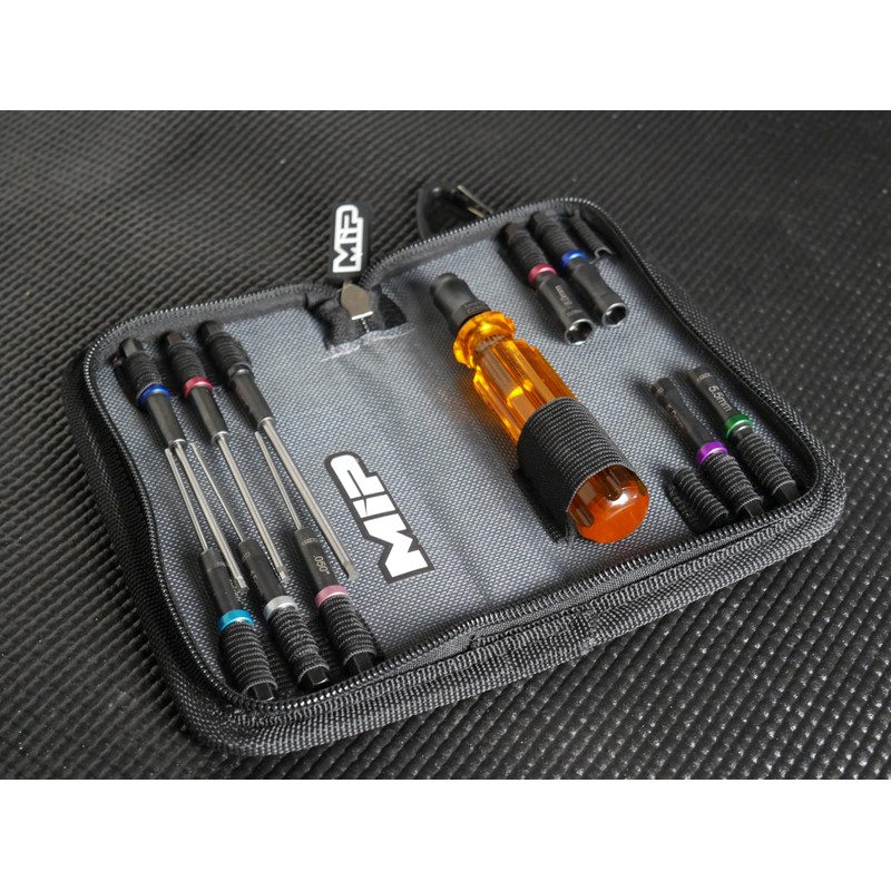 MIP RC Mini Tool Bag 13 Pocket Holds 1/4 Hex