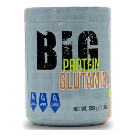 Glutamina En Polvo Big Protein 500gr 100 Servicios Sabores Sabor Uva                                                                                  