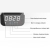 3 in 1 Bluetooth Speaker PC ABS Alarm Clock with