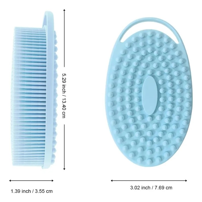 Exfoliante Corporal De Silicona Suave - 2 Piezas (esponja C