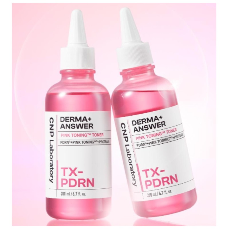 CNP Derma+ Answer Pink Toning PDRN Toner 200ml