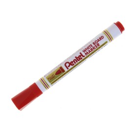 Pentel 4.2mm Bullet Tip White Board Marker Every Day Use - Red