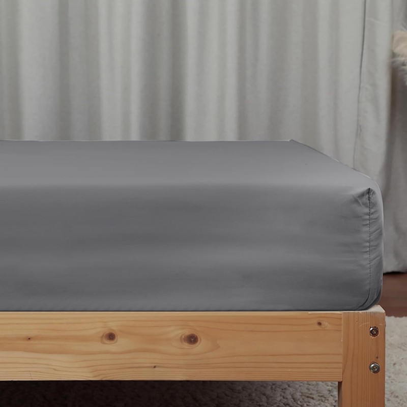 SSW HOMES Fitted Sheet Extra Deep 40cm, Brushed Microfiber Breathable