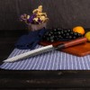 WILDMOK 9 Inch Kiritsuke Chef Knife 3 Layers 9Cr18MoV Clad