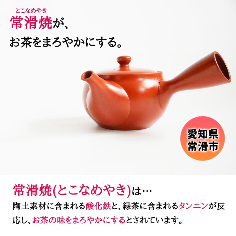 [Smooth and Washable] Kitsusako Tokoname Ware Shinju Teapot / 10.1