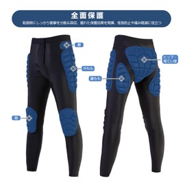 MOKLLEN Hip Protector, Snowboard Pad, Ass Pad, Long, For Skiing, Snowboarding, Biking, Fishing, Protection, Breathable, Shock Absorption, Butt Protection, Butt Pad, EVA Foam, Memory Foam, Urethane,