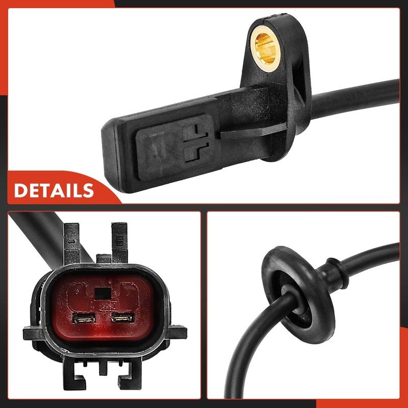 A-Premium ABS Wheel Speed Sensor Compatible with Jeep Models -