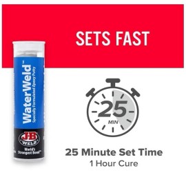 J-B Weld 8277 WaterWeld Epoxy Putty Stick - 2 oz., Off White, Free Shipping