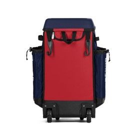 Boombah DEFCON Superpack Rolling Bat Bag Navy/Red/Navy