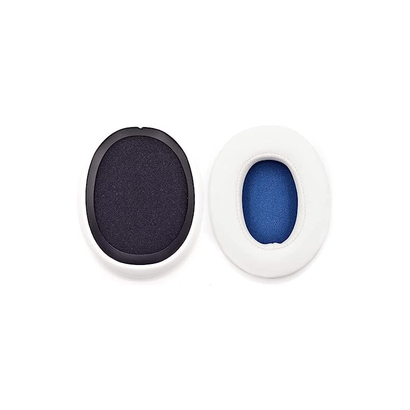 AIKKAUK Ear Pad Repair Accessories (White/leather) for Skullcandy Crusher Wireless,