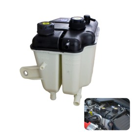 CEYHTLY 670031651 Coolant Reservoir Tank with Cap Compatible with 2014-2018 Maserati Ghibli V6 3.0L, 2017-2019 Levante V6 3.0L / V8 3.8L, 2013-2018 Quattroporte V6 3.0L / V8 3.8L 4.7L