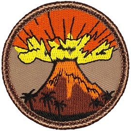 Volcano Patrol Patch - 2" Round!