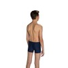 Speedo Boys' Sports Logo Panel Aquashort, Navy/Lemon Sorbet, 30
