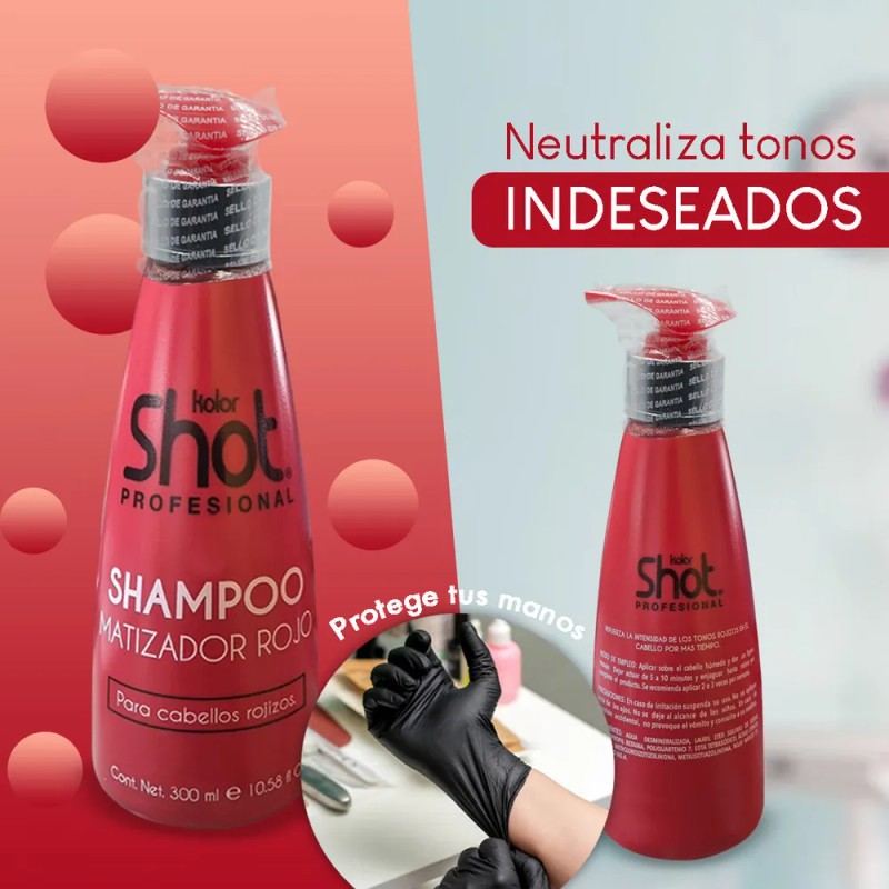 Shampoo Matizador Rojo Revive Tu Color Y Brillo