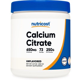 Nutricost Calcium Citrate Powder (250 Grams) Unflavored