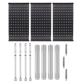 SafBbcue Grates Heat Plates Replacement Parts for Charbroil Advantage 463343819 463343819 466344116 463344116 Performance 463280419 G460-0500-W1 G359-0003-W1 Tube G466-2500-W1