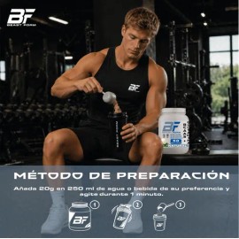 Aminoácidos Bcaas  Glutamina Beast Form 1kg De 50 Serv.                                                                                               