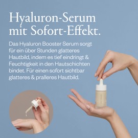 SANKT LEONHARDS - Hyaluronic Booster Serum - 30 ml - for a Plumped Skin, Tightened Contours & Fresh Glow - with Vitamin C & E, Shea Butter & Squalane - NCS-Certified Natural Cosmetics