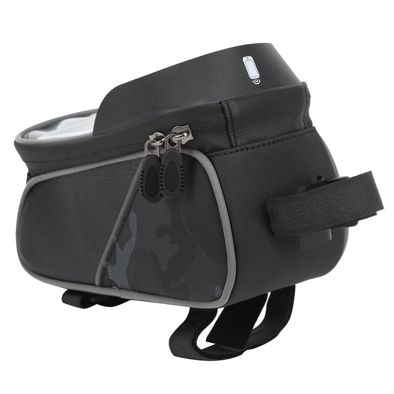 Bike Front Frame Bag Waterproof TPU Sensitive Touch Screen Top