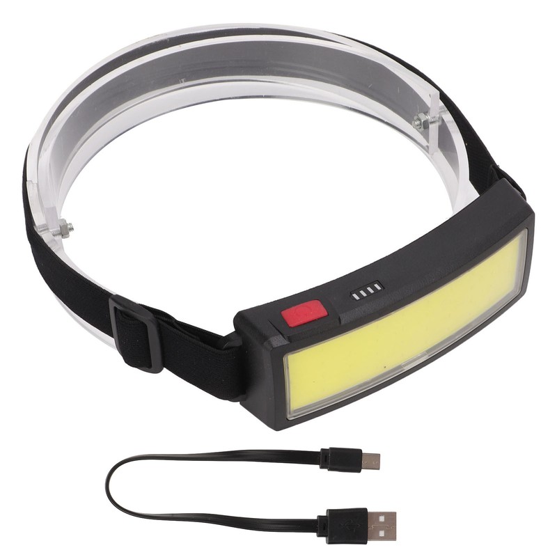 LED Headlamp USB Charging LED Floodlight Ultra Light COB Headlight
