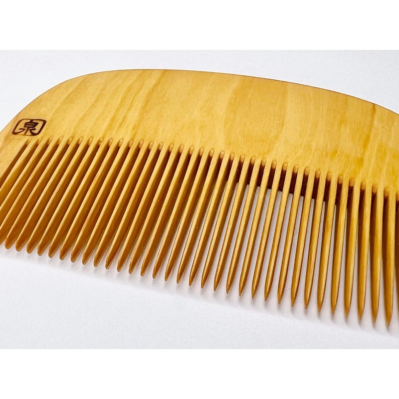 Hontense Comb Flower Comb with Japanese Pattern (Red Type) Case